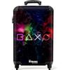 NoBoringSuitcases.com NoBoringSuitcases© Valigia Bambini, Trolley Bambino, | 55x40x20 cm - da Viaggio, Bimbo, Bagaglio a Mano (Gioco - Neon - Nero)
