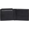 Piquadro Orion Wallet with Coin Pocket RFID Black, Nero