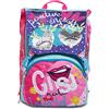 SJ GANG STYLE JAM GANG SJ Gang Zaino Scuola Sdoppiabile Seven Big Facce Girl, Unica, Rosa