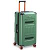 DELSEY JEEP - JH002B - Valigia rigida 80 cm x 41 cm x 37 cm - 121 L - Verde olmo