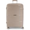 Gabol Valigetta grande Kiba rigida con capacità fino a 124 litri, beige, L