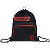 Seven Sacca Zaino MILAN - TOP CORNER - Tasca Frontale con Zip - Zainetto Sport Bambini, Ragazzi - Tempo Libero - Maniglia