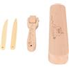 Kukyller Batagli da sarto in legno di faggio, set di batagli da sarto, girapunti per rulli per cuciture Strumento da cucito in legno finemente lucidato per cucito, trapuntatura, stiratura