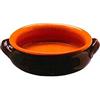 COLI Tegame Coli in terracotta 2 manici basso cm 40 bruna