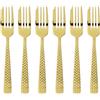 SAMBONET - Confezione Regalo 6 Forchette Dolce Cortina Pvd Gold