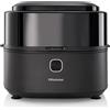 Hisense HAF1350DR Singolo 6,7 L Indipendente 1350 W Friggitrice ad aria calda Nero (Hisense HAF1350DR frituregryde Enkelt)