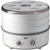 Stöckli Dörrex 0076.70 - Essiccatore con timer e griglia in plastica, colore: grigio chiaro, espandibile