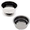 De'Longhi DELONGHI 2x FILTRO CREMA 2 TAZZE POLVERE MACCHINA CAFFè ICONA EC155 EC410 ECO310
