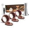 i Cafilas Dolce Gusto Capsule di caffè riutilizzabili, capsule di caffè per Dolce Gusto, 3 pezzi (capsule di caffè + tamper)
