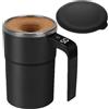 Generic Tazza da caffè con agitazione automatica, Tazza con miscelatore elettrico, Tazza con miscelatore con agitazione - Tazza con display LCD, Miscelatore per tazze da caffè, Agitatore ricaricabile per beva