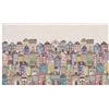 GBiancheria Village by Suardi Tappeto Cucina Bagno Antiscivolo Lavabile in Lavatrice Made in Italy Passatoia in Ciniglia Jacquard Fantasia Casette 55x80 55x115 55x140 55x190 55x240 55x280 (55x115 cm)