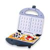 Camry - CR 3019, Piastra elettrica per 2 waffle, piastre in ceramica antiaderenti, temperatura automatica, alloggiamento in acciaio inossidabile freddo al tatto, 1000 W