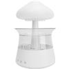AMONIDA Umidificatore Pioggia, 300ml 7 Colori Umidificatore a Nuvola di Pioggia Umidificatore Ambiente Rain Humidifier con Fghi Gocciolanti per Leggere, Dormire, Lavorare(Bianco)