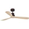 FARO BARCELONA 33562DC - LANTAU L Ventilatore da soffitto marrone/pino con motore DC