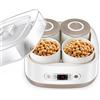 UGCER Yogurt Natto Machine, 1.5L Intelligent Natto Fermentation Steaming Stew Machine, Contenitore da cucina in ceramica per yogurt, Tempeh