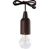 BSTCAR Lampadina a LED a batteria, Pull Light a batteria, portatile, IP44, impermeabile, stile retrò, per interni ed esterni