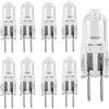 UGEFKMQ Lampadina Alogena G6.35 12V 24V 220V 35W 50W 75W 100W Gy6.35 Lampada Alogena Perline Lampada Da Lavoro A Macchina Di Luce Di Cristallo Dimmerabile 10Pc 220V-50W