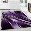 Teppium Tappeto Salotto a Pelo Corto Soggiorno Viola 120x170 cm - Tappeto Soffice e Morbido Moquette Camera da Letto