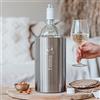 your surprise YourSurprise Raffredda Bottiglie Vino Personalizzato Acciaio Inossidabile Doppio Strato - Secchiello per il Ghiaccio con Incisione Testo e Design, Argento