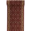 Mazovia Tappeto Antiscivolo per Corridoio - Passatoia Corridoio Classico - Tappeto a Pelo Corto per Ingresso, Salotto - Certificato Oeko-Tex - Rosso Marroncino - 67 x 250 cm