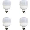 A2ZWORLD 4 Pezzi Lampada Led E27 Globo Gigante T120, 38W=230W 4050 Lumen, Diametro 117mm Lunghezza 179mm, Bianco Freddo 6500K, Angolo 360°