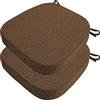 BLLMTEAR Set 4/2 Cuscini Sedia da Cucina/Cuscini di Seduta, 40x38 43x40 43x42cm (3/5/8CM Spessore) Confortevole Cuscini Coprisedia da Cucina,con Lacci Imbottito,Lavabili(13,2pcs:40x38x3cm)