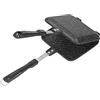 Tiiyee Panini Griglia Maker, Pressa a Sandwich Piastre Scalda Antiaderenti Piastra Tostapane Antiaderente Vassoio Esclusivo Grill Alluminio Flip Hot Pan Tostiera per Bistecchiera Toast Waffle Hamburger