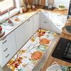 ZZDXL Tappeto Cucina Zucca Autunnale Tappeti Tappeto Cucina Antiscivolo Lavabile Tappetino Tappeti Da Cucina Moderno Lungo Per Soggiorno, Bagno, Corridoio