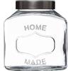 5 five simply smart Barattolo in vetro con coperchio in acciaio inox, 25 l