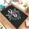 PASPRT Barbiere Retro Sign Area Tappeti Tappeti Per Soggiorno Camera Da Letto Divano Zerbino Cucina Home Decor Tappetini Artistici Antiscivolo 100X160Cm