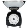Giannini Glossy Bilancia 2 kg Acciaio inox e Legno massello laccato nero Made In Italy