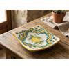 ILAB Svuotatasche in ceramica decorata a mano da ceramisti siciliani di Santo Stefano di Camastra limoni art 21