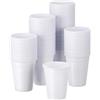 Generico Hermes Shop 1000 Bicchieri Plastica Bianchi 200 cc Bicchiere Polistirene Monouso per Acqua 10cf x 100 pezzi