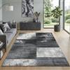 Carpetsale24 Tappeto per Soggiorno 240 x 340 cm Grigio- Design Moderno Tappeto Rettangolare a Pelo Corto per Cucina, Sala da Pranzo e Camera da Letto, Morbido e Facile da Pulire