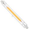 SHINEOFI Lampadina LED R7s 10w Sostituzione Alogena Vetro, Design Orizzontale a Doppia Estremità, Lunga Durata Fino a 50000 Ore, per Illuminazione da Lavoro