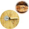 SUNUCO Piatto per pizza in legno personalizzato, 30 x 30 x 1 cm, con tagliapizza, tagliere in legno robusto, regalo personalizzato per matrimonio, anniversario, compleanno, fidanzamento o serate in