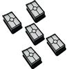 Warmforwel Filtro HEPA di ricambio originale compatibile con Redkey W12 Pro Cordless Wet and Dry Aspirapolvere Ricambio, kit di filtri accessori, confezione da 5