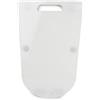 Yhenlovtt Tappetino scorrevole per Bimby TM7, in acrilico, liscio, dimensioni 40,5 x 25,5 cm, per un movimento sicuro e facile degli elettrodomestici in cucina (bianco)