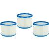vhbw set da 3x filtro a pieghe piatte compatibile con Mirka 1025 L PC, 915 L PC aspirapolvere - Cartuccia filtrante