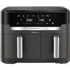 Moulinex Dual Easy Fry XXL Friggitrice Senza Olio, Capacità 11 L, Cottura Sincronizzata, 7 Programmi Automatici, Schermo Touch, Air Fryer EZ942HF0