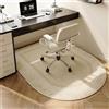 Odot Tappeto Sedia Ufficio Gaming,Moderno Tappeto Salvapavimento Antiscivolo Protettore del Pavimento Tappetino per Sedia da Ufficio con Ruote per Parquet Pavimenti Duri (piccola freccia,90x150cm)