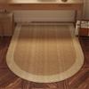 Odot Tappeto Sedia Ufficio Gaming Studio Semicerchio Tappeto Salvapavimento Antiscivolo Protettore del Pavimento Tappetino per Sedia Ufficio con Ruote per Parquet Piastrelle (Cachi,100x160cm)