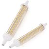 ZJZG R7S LED 135mm 20W Dimmerabile - Equivalente a Lampada Alogena 200W, Bianco Freddo 6000K 2000LM, Nessun Sfarfallio, Illuminazione Fascio 360°, AC/DC 220V, 2 Pezzi
