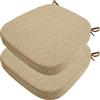 DOGACA Set 4/2 Cuscini Sedia da Cucina/Cuscini di Seduta, 40x38 43x40 43x42cm (3/5/8CM Spessore) Confortevole Cuscini Coprisedia da Cucina,con Lacci Imbottito,Lavabili(15,2pcs:40x38x8cm)