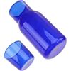 Gatuida Set di Bicchieri e Bottiglia in Vetro Blu Capacità Grande, Resistente ad Alte Temperature, per Pranzi del Ringraziamento e Picnic