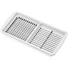 Genius Nicer Dicer Smart - Portacoltelli 5 x 5 e 5 x 30 mm, colore: bianco