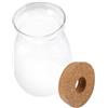 Homoyoyo Vaso in Vetro Trasparente Grande per Piante Grasse e Terrari Barattolo Decorativo per Micro Paesaggi per Interni Moderni e Ambienti Living