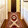 Mazovia Tappeto per Corridoio - Passatoia Corridoio Orientale - Tapis Salon, Chambre, Cuisine e Corridoio - Certifié Oeko-Tex - Tapis de Couloir au Metre - Rosso - 60x200 cm