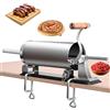 RELAX4LIFE Insaccatrice Manuale Orizzontale Acciaio Inox per Salsicce (4KG) | Macchina per Insaccare Salsicce con Tubi di Diversi Diametri, Fissaggio al Piano di Lavoro Solido e Regolabile