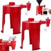 Jorzer Dispenser per bibite gassate, 2 pezzi, in plastica, con rubinetto, a prova di perdite, antiscivolo, per feste, casa, bar